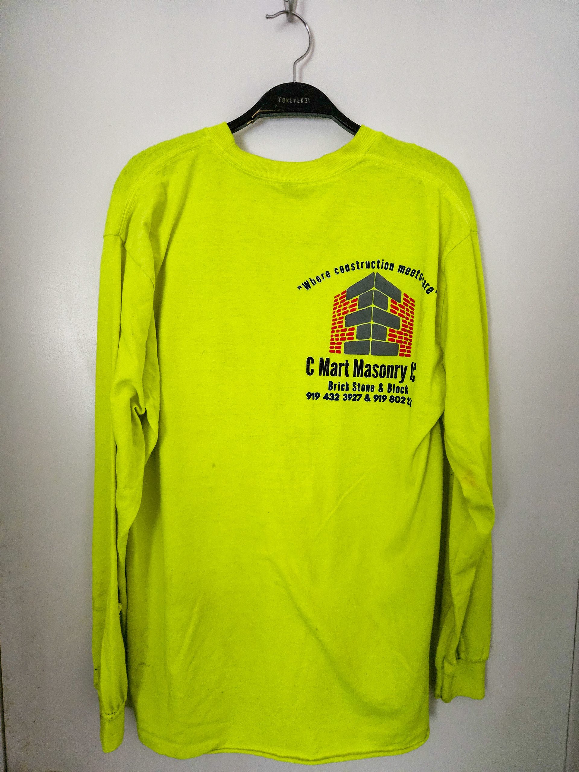 T-shirt design for C Mart Masonry